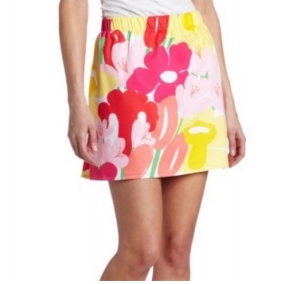 Lilly Pulitzer Lavish Lillies Blossom Skirt (15) - Picture 1 of 7